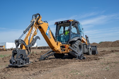 Case 580EV backhoe loader