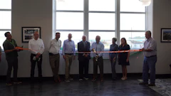 Albaugh dedicated a mural spanning the historic Stockyards Expressway as a gift to the city of St. Joseph, Mo.