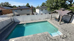 Sagona Landscape Contracting replaced the client's existing patio.