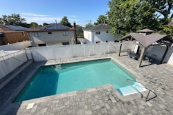 Sagona Landscape Contracting replaced the client's existing patio.