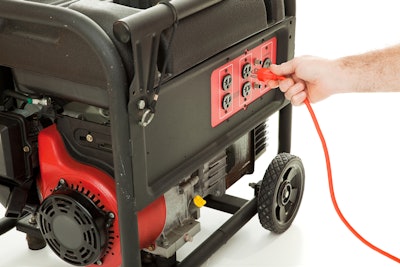 Green industry pros should ensure any generator cords are the right length to operate the generator a safe distance from the building.