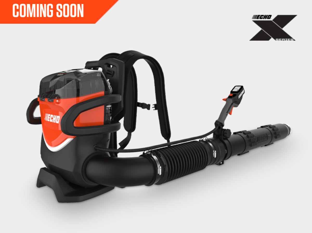 ECHO Previews DPB7700T X Series BatteryPowered Backpack Blower at