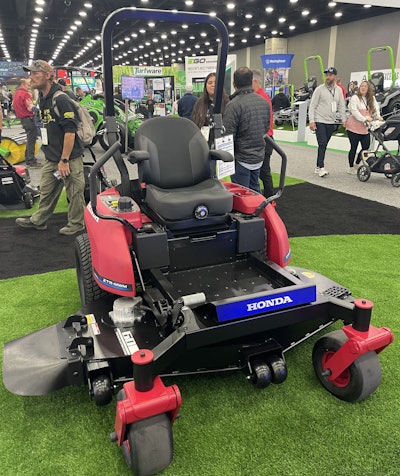 The Honda ZTR models offer full mower suspension with a mechanical suspension seat, front suspension with caster isolation and independent rear suspension with dual trailing arms.