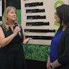 Carissa Gringas (left) and Nikki Lawson discuss Oregon's TerraMax at Equip Expo 2024.