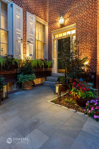 A primary goal of the project was to highlight the house as a showpiece.