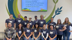 The Bobcat Co. team in Minneapolis, Minnesota, takes part in the Doosan Bobcat Community Days, giving back to the local community.