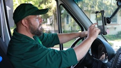 One of the many benefits of scheduling software is that it helps companies plan crews' routes more efficiently.