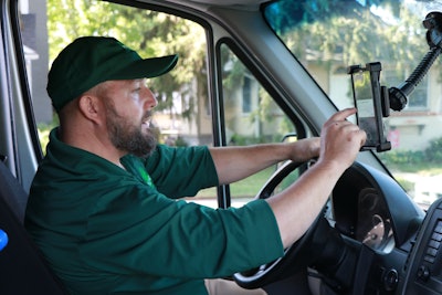 One of the many benefits of scheduling software is that it helps companies plan crews' routes more efficiently.