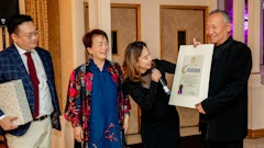 R to L: Thomas Wang, Becky, Li Tai Wang, Tony Wang