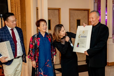 R to L: Thomas Wang, Becky, Li Tai Wang, Tony Wang