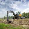 Hyundai Hw100 A Wheeled Excavator Grading 67e1dd9400cfa