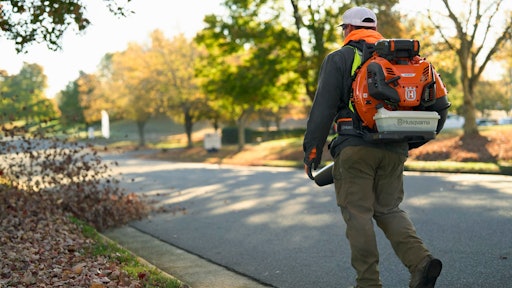 The Husqvarna 590BTS backpack blower.