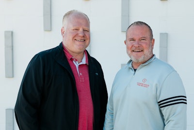 Tom Junck and Jeff Carlson of Combined Pool and Spa.