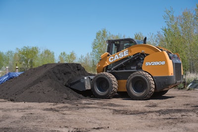 The CASE B Series skid steer loader.