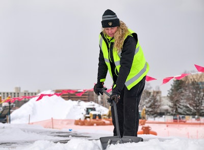 Female groundskeepers need high-visibility PPE that fits properly, so they can stay focused on the work.