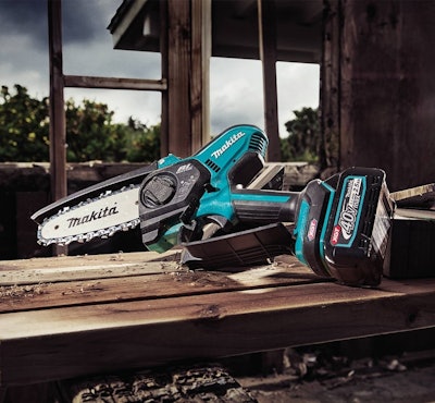 Makita has released a compact, handheld cutting solution with the 40V max XGT 6' Pruning Saw (GCU07).