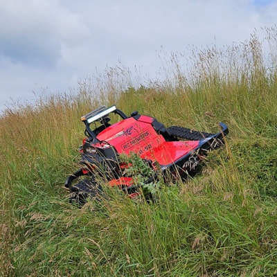 R Series On Grassy Slope