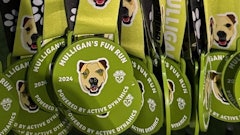 Mulligans 5 K Run & Walk Medals