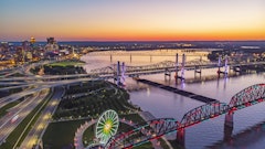 Louisville Big Four Bridge Brightened