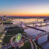 Louisville Big Four Bridge Brightened