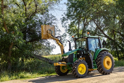 Mid Mount Boom Mower 2