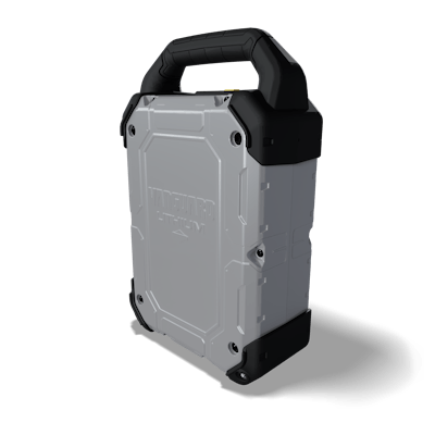 The Vanguard 48V 1.5kWh (Si1.5) swappable battery pack.