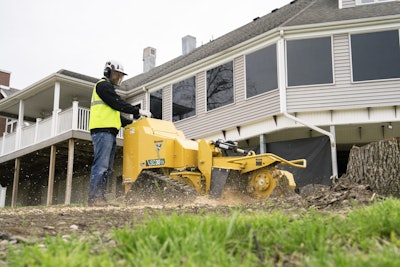The SC30TX electric stump cutter.