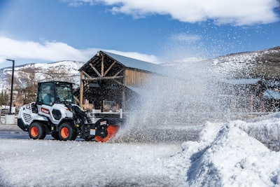 Pros can find the strength needed with a small articulated loader without sacrificing much needed maneuverability.