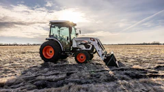 Launched in 2025, Bobcat’s CT4545 and CT4558 (pictured) compact tractors were designed for land management and beyond. They are dependable machines for clearing snow, handling materials, grading, backfilling, and a multitude of other tasks. The 58-horsepower CT4558 is equipped with a cab-integrated joystick and a user-friendly hydrostatic transmission. This combination ensures effortless operation and allows for quick, simple direction changes.