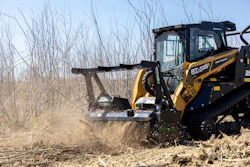 For grass, brush, and smaller woody material, look to brush cutters. When the work involves standing trees or heavier debris look to mulching attachments.
