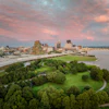 The Guinness World Record attempt at the fastest time to mow the area of an American football field will take place at the TurfMutt Great Lawn at Waterfront Park in Louisville, Kentucky.