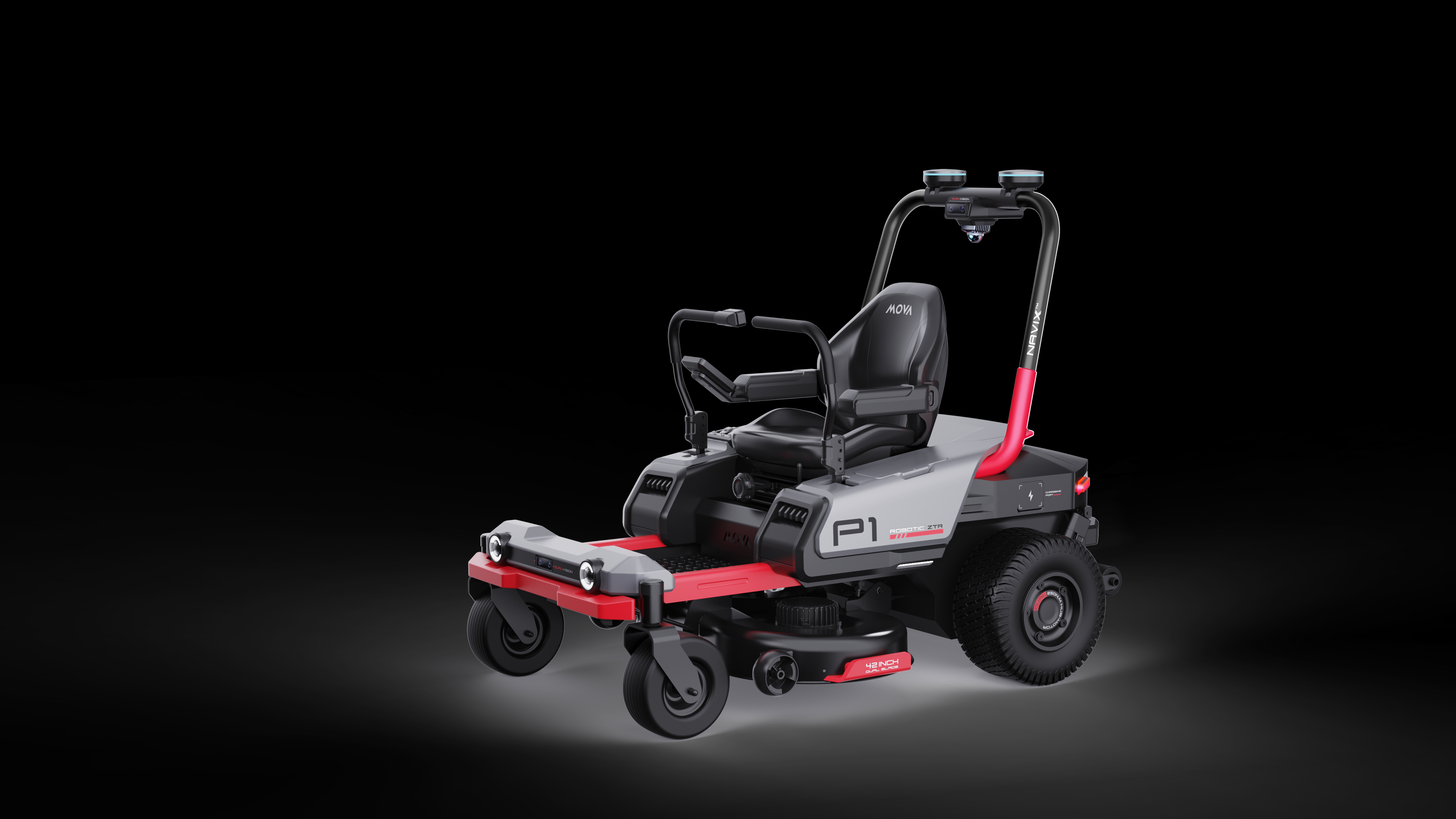 Mova 60 V Autonomous Ztr Mower Prototype Rendering