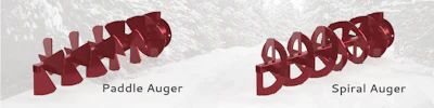 Product Image Snow Blower Auger Options