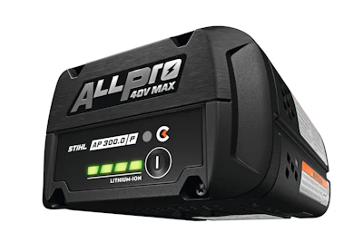 The STIHL ALLPRO 40V MAX Performance series uses tabless cell technology.