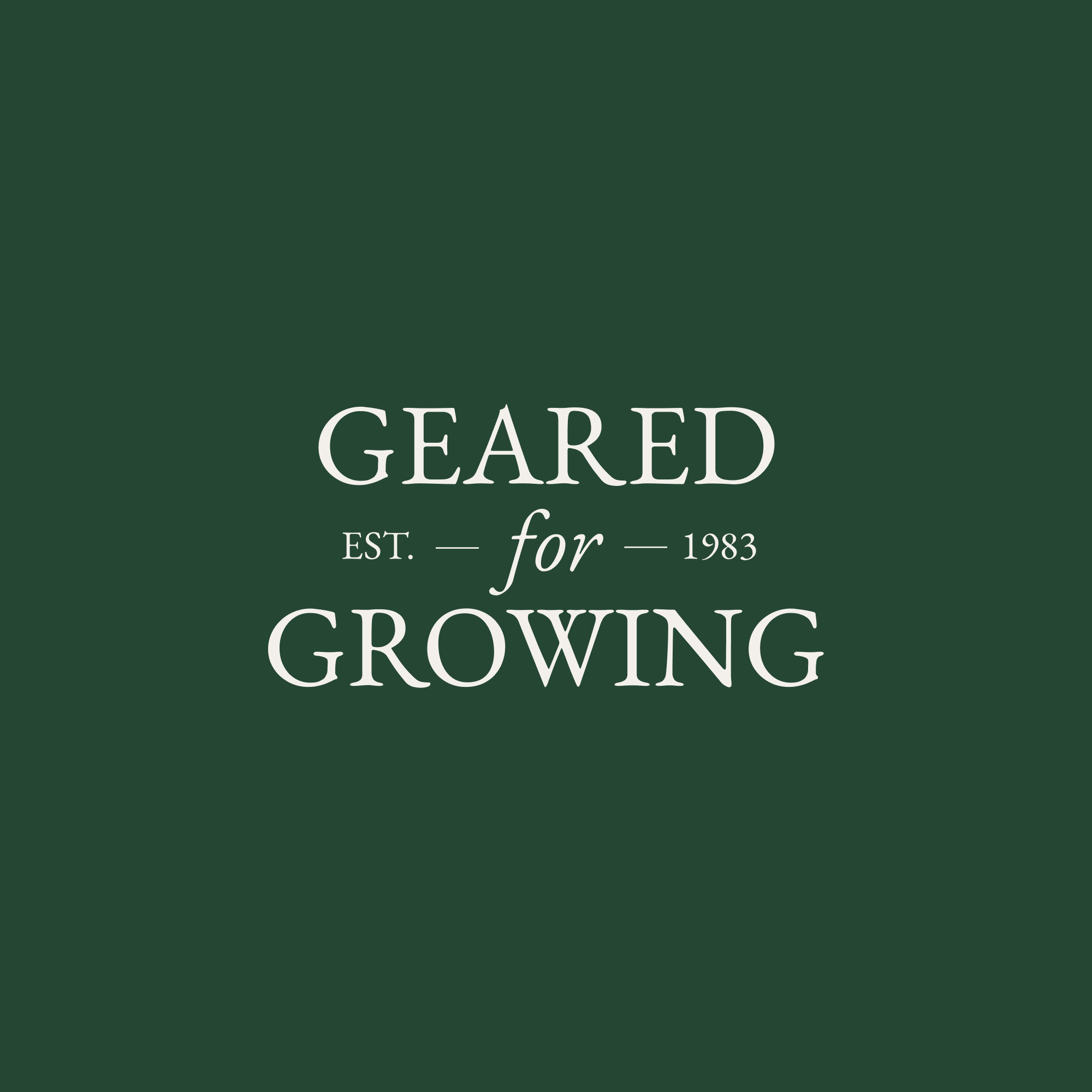 Geared For Growing Green Logo