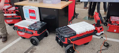 Two M18 batteries provide 24 hours of cooling with 30 quarts of useable storage without packing ice.