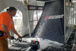 On display at ECHO's Power-On-Athan was its newly introduced Snow Thrower Attachment.