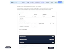 Snow Removal Estimate Calculator