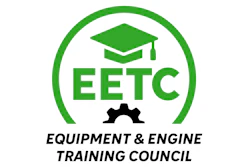 EETC Equipment and Engine Training Council logo with green circular badge, graduation cap and gear symbols