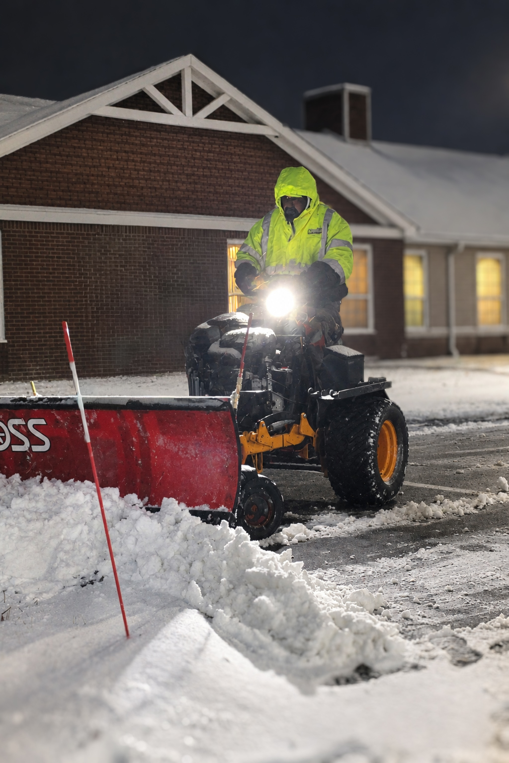 Stander Mower Snow Plow Mount by E-ZEE Manufacturing From: E-ZEE ...